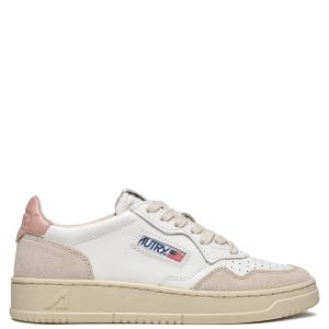 SNEAKERS MEDALIST LOW IN PELLE BIANCA E POWDER E SUEDE BEIGE