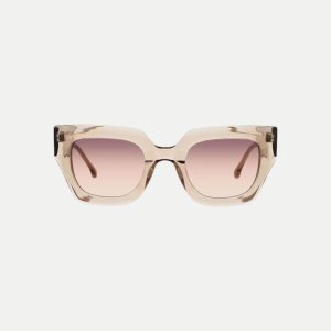 Sol Wide Frame Square Acetate Sunglasses