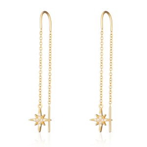Starburst Threader Earrings