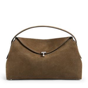 T-LOCK SUEDE TOP HANDLE
