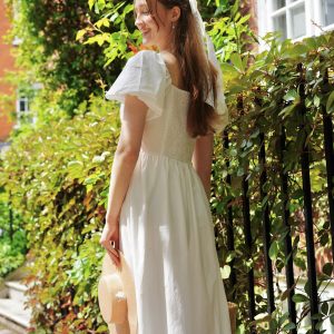 The Austen Regency Dress (White)
