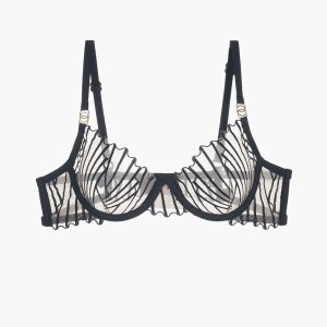 Thin Embroidered Bra