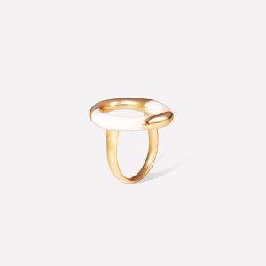 Time Ripples Round Ring
