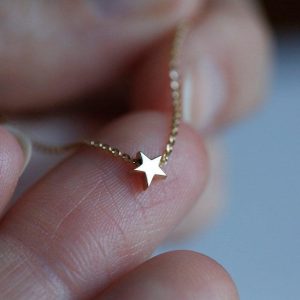 Tiny Star Necklace, Delicate Necklace
