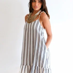 VESTIDO RAYAS CANARIAS