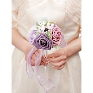 Wedding wrist flowers Bouquets Wedding / Event / Party PVC (Polyvinylchlorid) Flower Style 2025 - $20.99