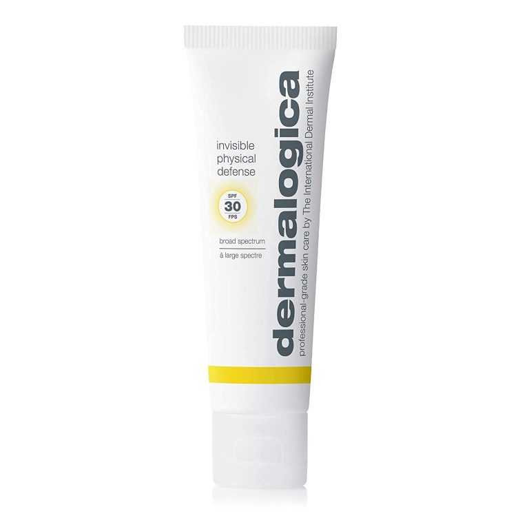 Dermalogica Invisible Physical Defense SPF30 (1.7 Fl Oz) Face Sunscreen Moisturizer – Non-Greasy Formula That Defends Against UVA/UVB/Blue Light