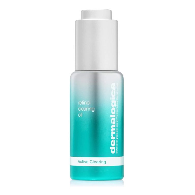 Dermalogica Retinol Clearing Oil Face Serum with Salicylic Acid Anti Aging Acne Treatment That Delivers Clearer Vibrant Skin by Morning 1 Fl Oz