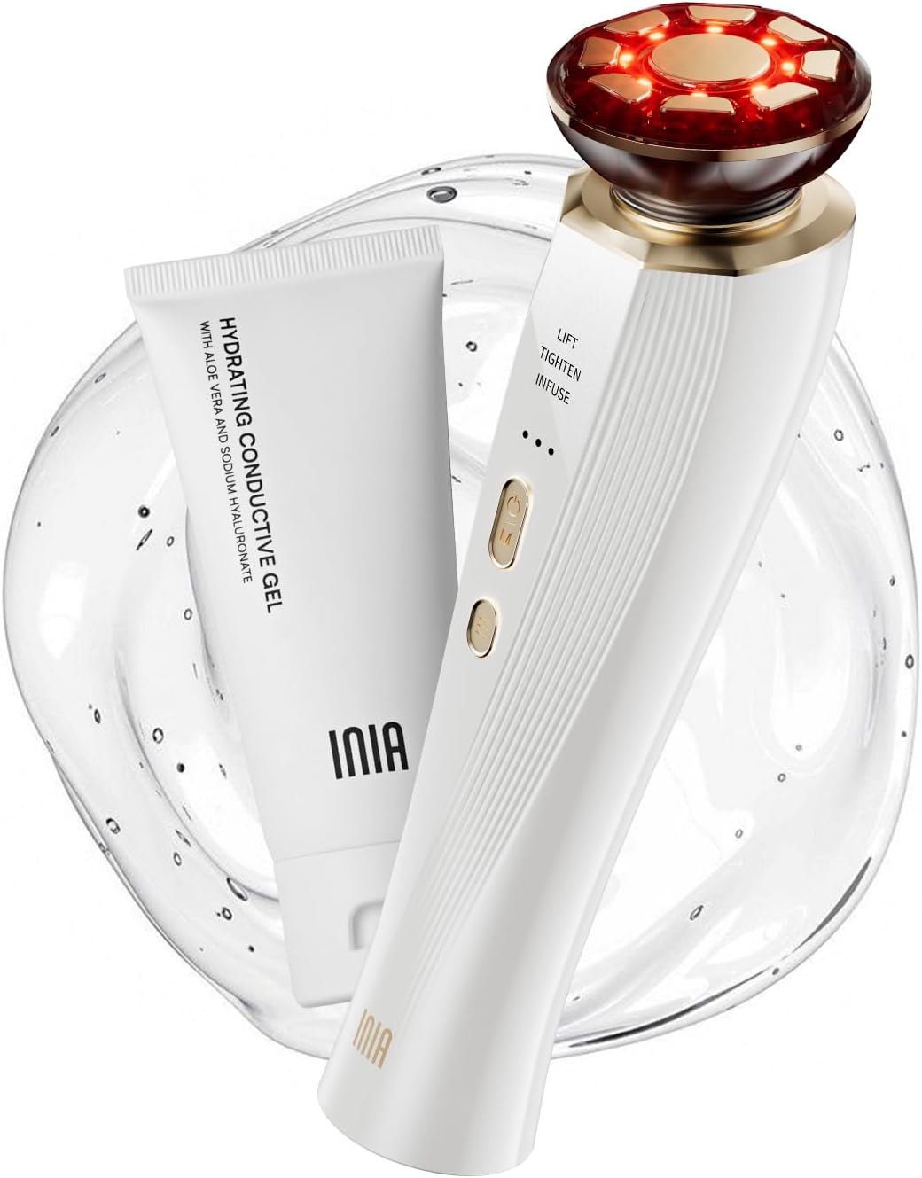 3 in 1 Red Light Therapy for Face and Neck Facial Massager True Beauty Glow Device Lifting Firming Skincare Tool