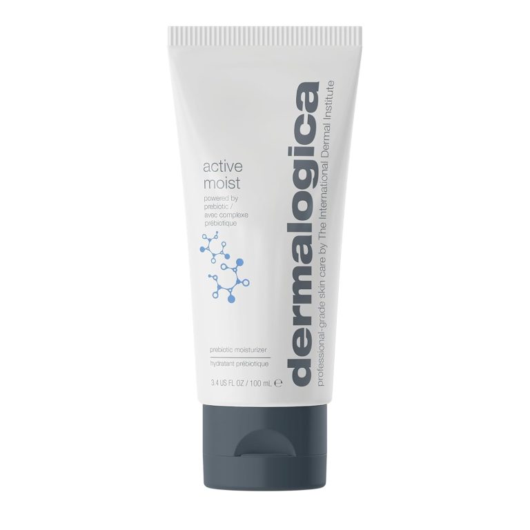 Dermalogica Active Moist Face Moisturizer Oil Free Lightweight Daily Hydrating Lotion Helps Improve Skin Texture and Combat Surface Dehydration for Women and Men