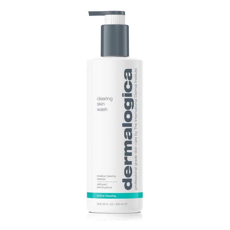 Dermalogica Clearing Skin Wash Anti Aging Acne Face Wash Natural Breakout Clearing Foam with Salicylic Acid and Tea Tree Oil