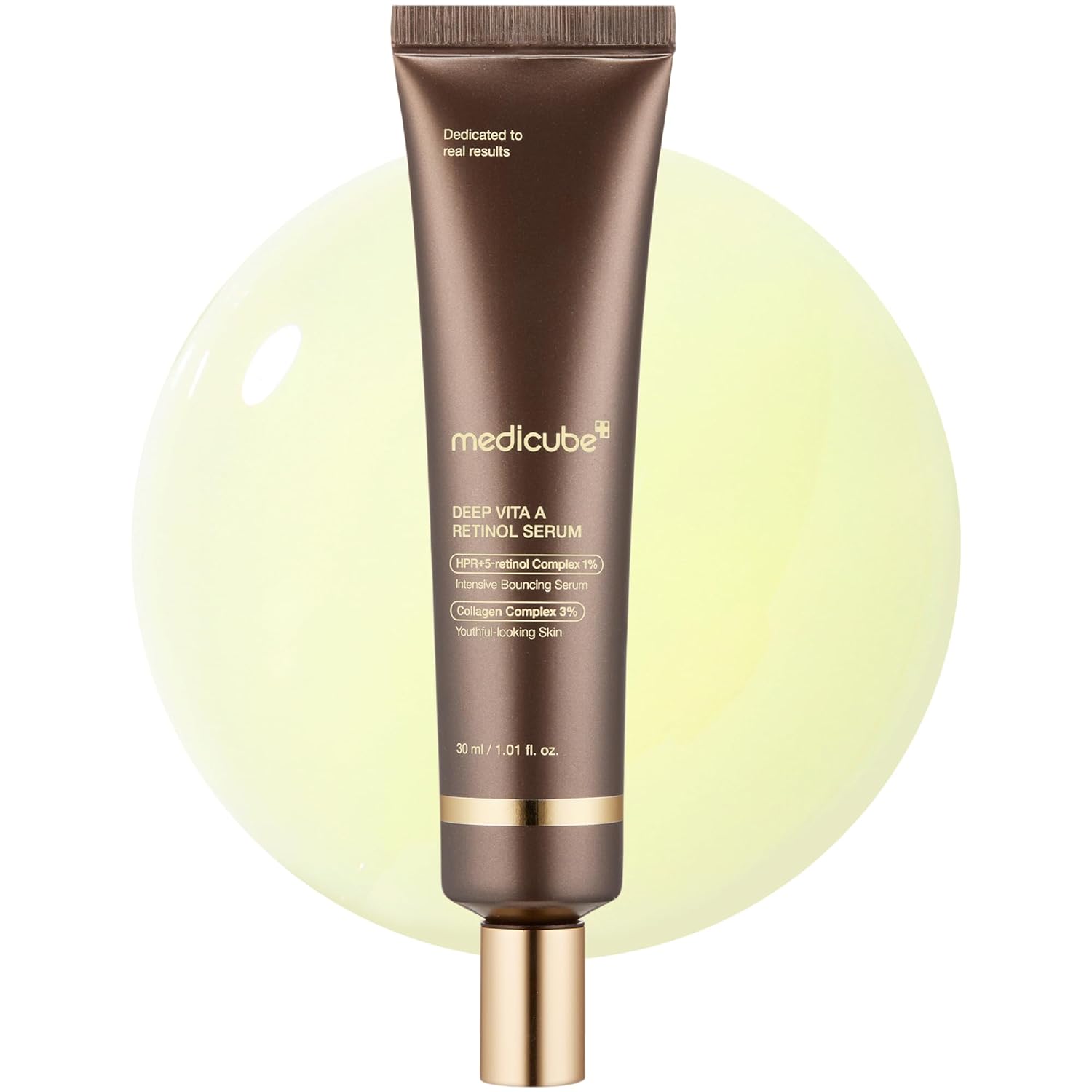 Medicube Deep Reviving Bakuchiol Retinol Facial Serum Anti Aging 4th Gen Retinol Bakuchiol Targets Fine Lines Uneven Skin Tone Blemish Scars Korean Skin Care Low Irritant 101 oz