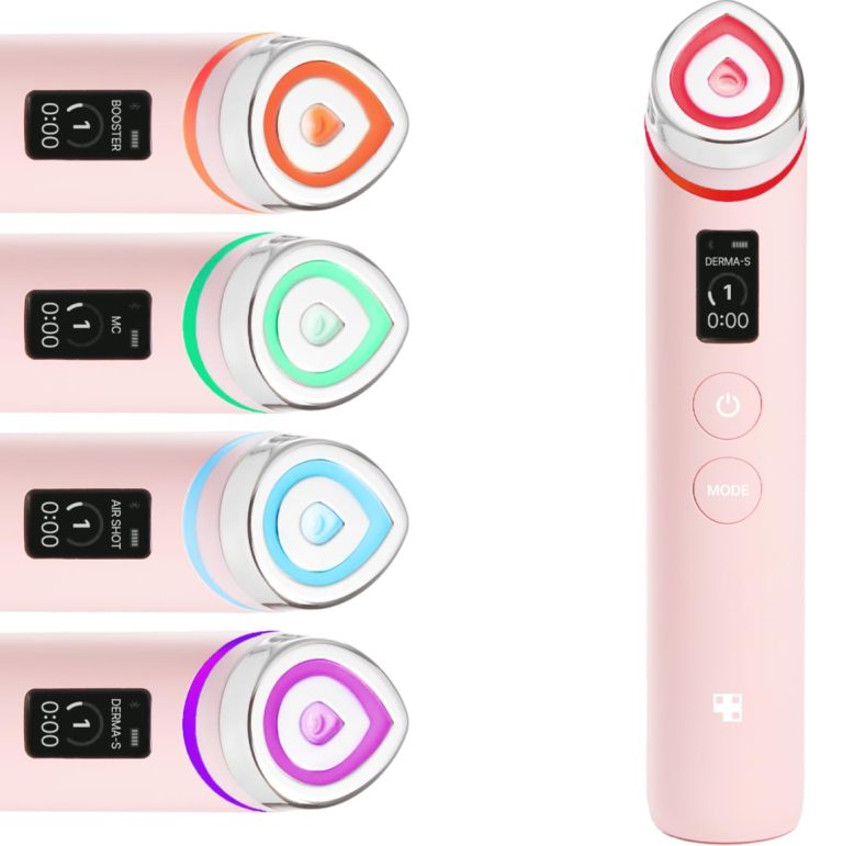 medicube Age R Booster Pro Pink | 6 IN 1 Real Glass Glow Beauty Massager | Looking Glass Skin | Korean Skin Care