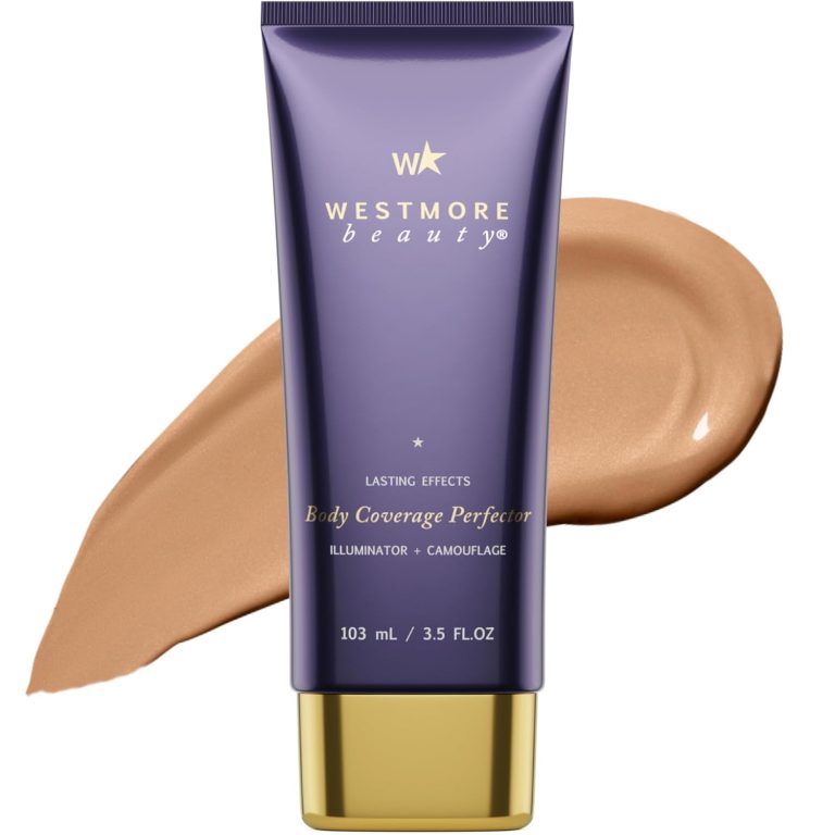Westmore Beauty Body Coverage Perfector  Waterproof Leg & Body Makeup – Tattoo Cover Up Makeup – 3.5 Oz (Natural Radiance)