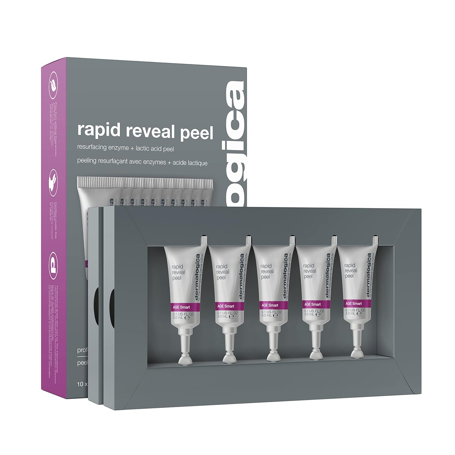 Dermalogica Rapid Reveal Peel Anti Aging Face Peel with Lactic Acid Skin Smoothing and Improving Wrinkles 1 Fl Oz