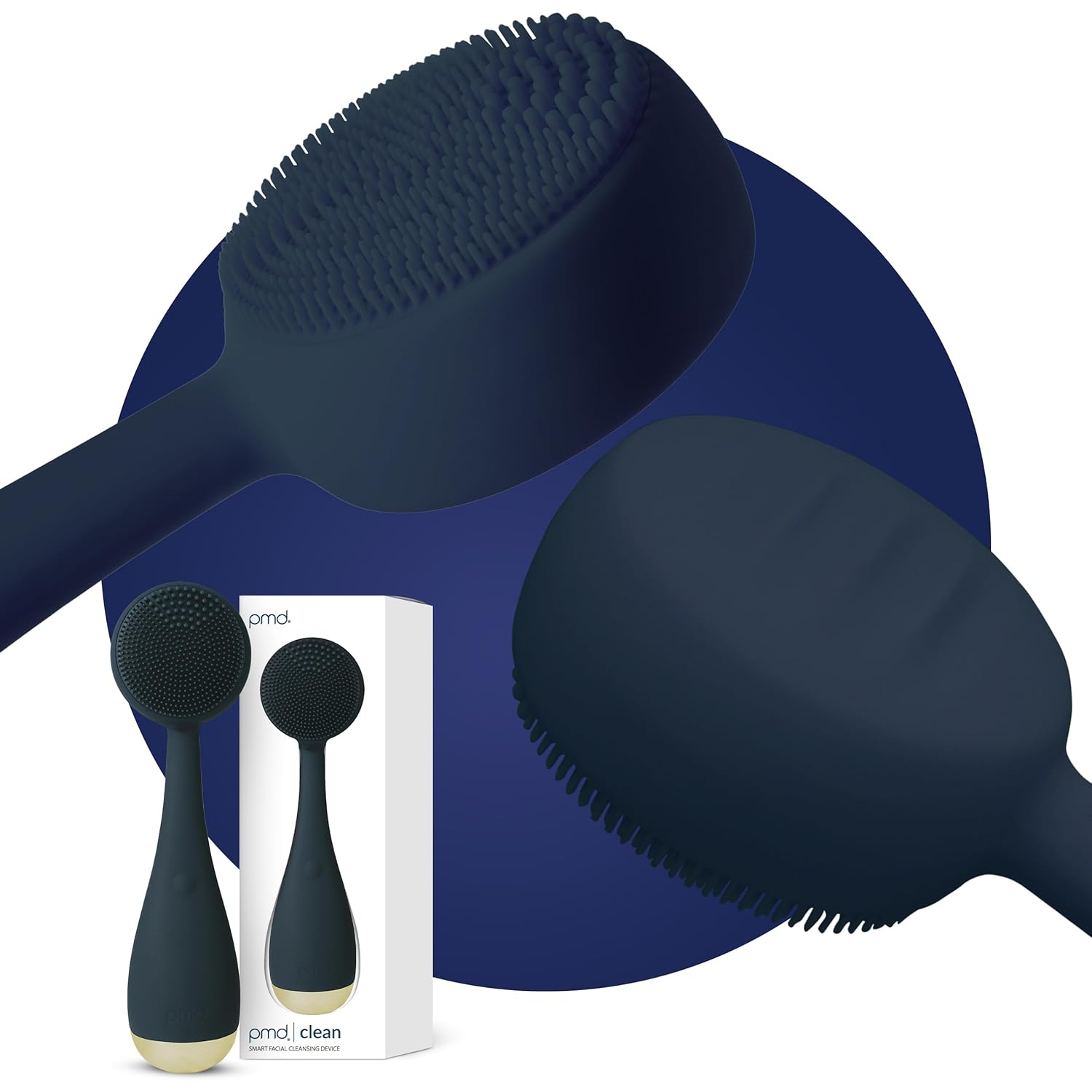 PMD Clean Smart Facial Cleansing Device with Silicone Brush Anti Aging Massager