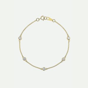 Fella | 9ct Yellow Gold 0.40ct tw Lab Grown Diamond Bracelet