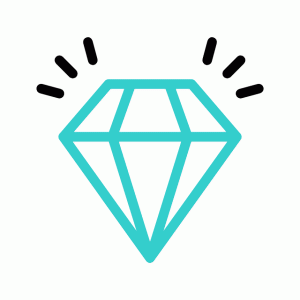 Jewelry with authenticity guarantee.