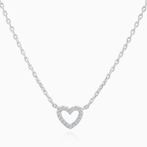 Eternal Love Heart Moissanite Necklace